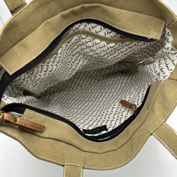 *SOLD* Life is Short "Live, Love, Create" Up-Cycled CanvasTote by Mona B - Picture 8 of 9